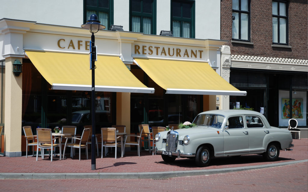 stijlvolle oldtimer Mercedes